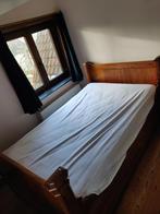 antiek bed (twijfelaar 120cm), Gebruikt, Bruin, Twijfelaar, 120 cm