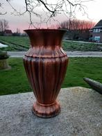 Groot rood koperen vaas., Tuin en Terras, Ophalen, Gebruikt