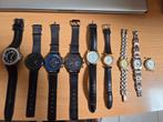 Set van 9 verschillende horloges voor dames en heren, Overige merken, Staal, Staal, Polshorloge