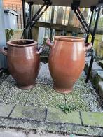 Terracotta kruiken/Vasen, Tuin en Terras, Gebruikt, Tuin, Overige vormen, Terracotta