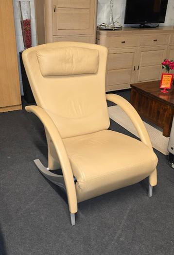 Design relaxzetel van Rolf Benz – leder beschikbaar voor biedingen