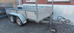 Aanhangwagen dubbelasser alu, Fietsen en Brommers, Fietsaccessoires | Aanhangwagens en Karren, Ophalen, Zo goed als nieuw
