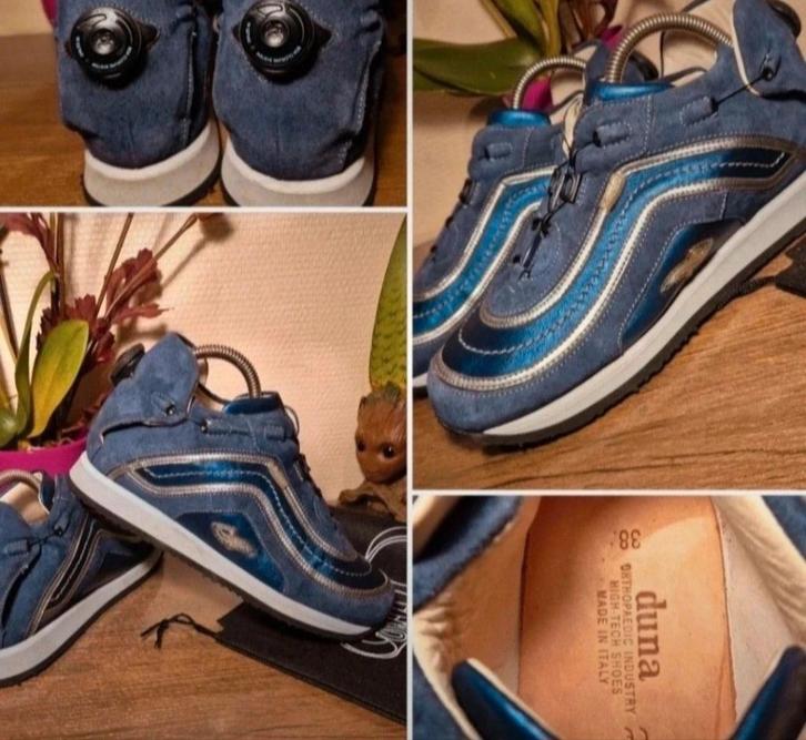 Duna OW04 Jet Jeans Orthotic 9 _ Maat _ 38, Kleding | Dames, Schoenen, Zo goed als nieuw, Sneakers, Blauw, Ophalen of Verzenden