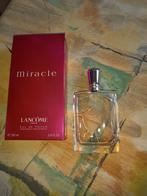 Flacon vide de Miracle de Lancome 100 ml avec boîte, Bouteille de parfum, Comme neuf, Enlèvement ou Envoi