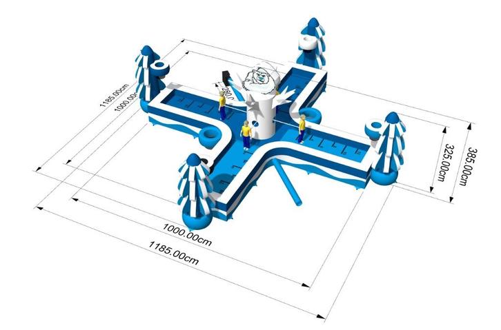 Springkasteel: hindernisbaan & sport attractie in thema, Hobby en Vrije tijd, Feestartikelen | Verhuur, Gebruikt, Ophalen