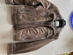 Lederen jas oakwood, Kleding | Heren, Ophalen of Verzenden, Zo goed als nieuw, Maat 52/54 (L), Bruin