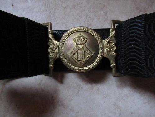 AB-BL -Zwarte riem voor officieren, Verzamelen, Militaria | Algemeen, Landmacht, Overige typen, Ophalen of Verzenden