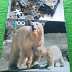 MB 100 PCS - Ijsbeer met jong, Ophalen of Verzenden