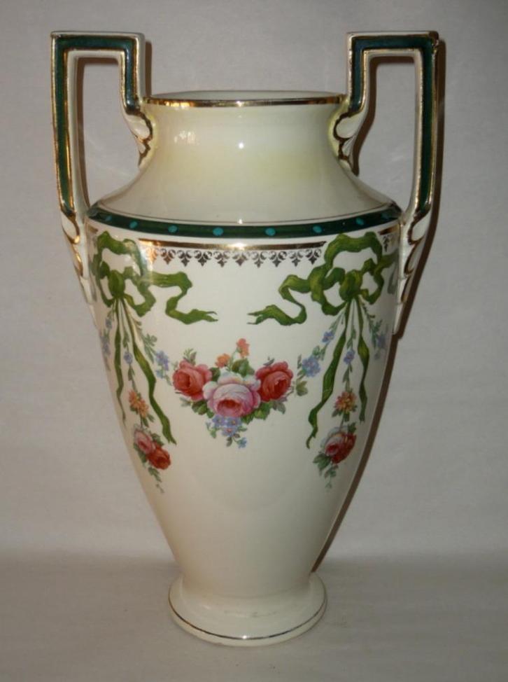 BOCH FRERES KERAMIS ART NOUVEAU VAAS D. 2055 VORM 822, Antiek en Kunst, Antiek | Keramiek en Aardewerk, Ophalen of Verzenden