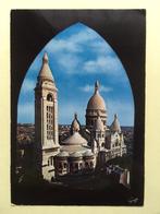 Postkaart Parijs Basilique du Sacré-Coeur, Gelopen, Ophalen of Verzenden, Gebouw