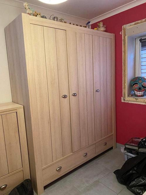Chambre a coucher complète, Huis en Inrichting, Slaapkamer | Complete slaapkamers, Zo goed als nieuw, Eenpersoons, Ophalen