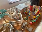 Grand Zoo Playmobil vintage – animaux sauvages + enclos etc, Enlèvement ou Envoi, Comme neuf, Ensemble complet