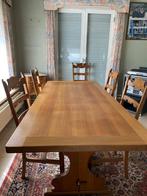 Gratis tafel + 5 stoelen en dressoir, Ophalen, Gebruikt