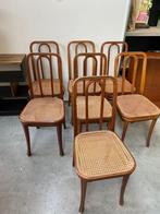 7 THONET stoelen, Gebruikt, Overige kleuren, ART NOUVEAU, Ophalen of Verzenden