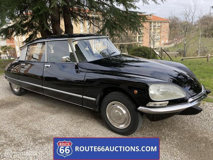 Citroen DS23 Pallas | 1972 | Route 66 Auctions, Auto's, Oldtimers, Bedrijf, Te koop, Citroën, Benzine, Overige carrosserie, Handgeschakeld