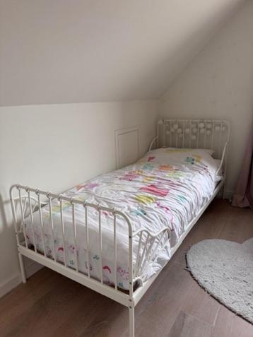 1persoonsbed incl pocketveringmatras en beddengoed, Kinderen en Baby's, Kinderkamer | Bedden, Ophalen, 70 tot 85 cm, Zo goed als nieuw