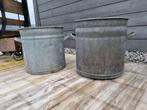 brocante zinken Teil, Huis en Inrichting, Ophalen, Gebruikt, Zink