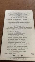 Omgekomen door oorlogsbom, Collections, Images pieuses & Faire-part, Enlèvement ou Envoi