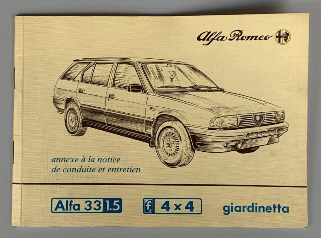 Alfa Romeo 33 1.5 _ 4x4 _ Giardinetta, Enlèvement ou Envoi