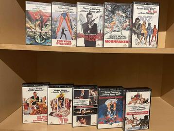 VHS - 10 Video cassettes - James Bond - in nieuwstaat !!!, Tous les âges, Enlèvement ou Envoi, Comme neuf, Action et Aventure