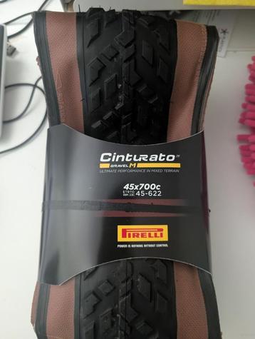 2x Pirelli Cinturato gravel tires (45 mm) beschikbaar voor biedingen