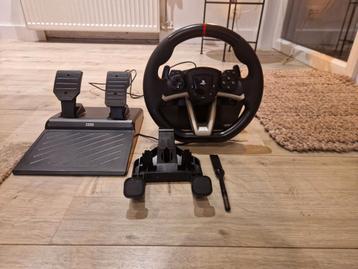 Hori stuurwiel, ps4 ps5 en pc., Games en Spelcomputers, Spelcomputers | Sony Consoles | Accessoires, Ophalen, Zo goed als nieuw
