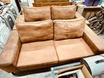 Cognac zetel 2,5 en 3 zit in goede staat., Huis en Inrichting, Ophalen, Gebruikt, Kunststof