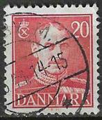 Denemarken 1943/1946 - Yvert 284 - Koning Christiaan X (ST), Timbres & Monnaies, Timbres | Europe | Scandinavie, Danemark, Affranchi