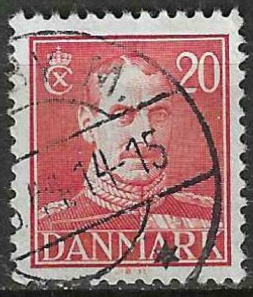 Denemarken 1943/1946 - Yvert 284 - Koning Christiaan X (ST), Timbres & Monnaies, Timbres | Europe | Scandinavie, Affranchi, Danemark