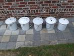 Oude  wc  potten  in  email  nog  2 stuks, Antiek en Kunst, Ophalen