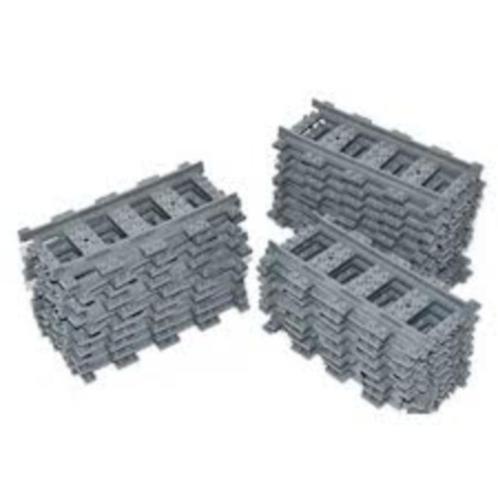 Lego sporenset trein: 20 rechte rails (Nieuw !!!), Kinderen en Baby's, Speelgoed | Duplo en Lego, Nieuw, Lego, Complete set, Ophalen of Verzenden