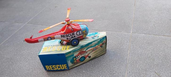 Vintage helicopter rescue S-54, Antiek en Kunst, Antiek | Speelgoed, Ophalen of Verzenden