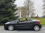 Zwarte PEUGEOT 207 CC cabrio AUTOMAAT benzine weinig kms, Auto's, Euro 5, Stof, Zwart, Parkeersensor