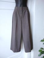 Vintage - Elegante fijn geruite broek met wijde pijpen, XS, Overige kleuren, Vintage Dressing, Ophalen of Verzenden, Zo goed als nieuw