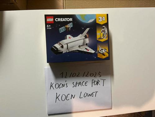 Lego 31134 Creator Space Shuttle, Kinderen en Baby's, Speelgoed | Duplo en Lego, Nieuw, Lego, Complete set, Ophalen of Verzenden