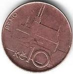 1 Munt Tsjechië 10 korun 1993 (type 1), Ophalen of Verzenden, Overige landen, Losse munt