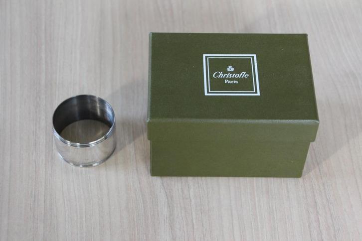 Christofle verzilverde servetring Albi, Antiquités & Art, Curiosités & Brocante, Enlèvement ou Envoi