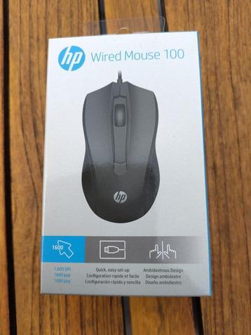 Souris filaire HP pour ordinateur portable, Neuf, Gaucher, Enlèvement, Filaire