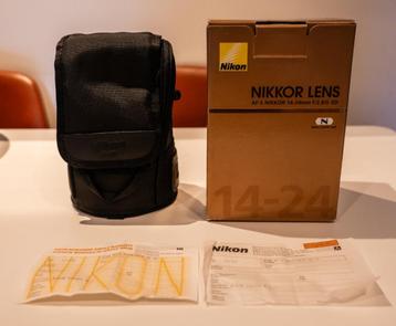Nikon 14-24mm f/2.8G ED F-mount beschikbaar voor biedingen