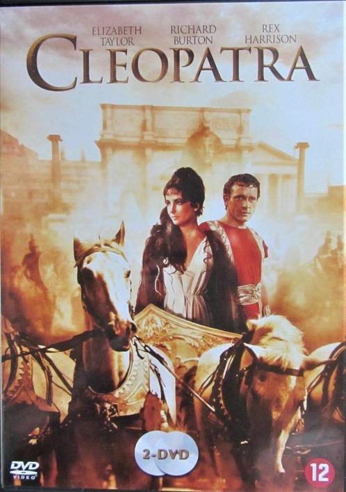 DUB. DVD- HIST.- CLEOPATRA -RICHARD BURTON, ELIZABETH TAYLOR, Cd's en Dvd's, Dvd's | Actie, Zo goed als nieuw, Overige genres