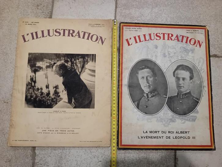L' illustration 1931 en 1934, Boeken, Tijdschriften en Kranten, Gelezen, Ophalen of Verzenden