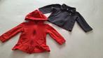 Twee sweater jasjes met rits appart of samen te koop  80/86, Enlèvement ou Envoi, Comme neuf, Bel & Bo, Fille