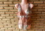 (40) -maillot femme t.42 rose et noir, Kleding | Dames, Badmode en Zwemkleding, Ophalen of Verzenden, Zo goed als nieuw, Roze
