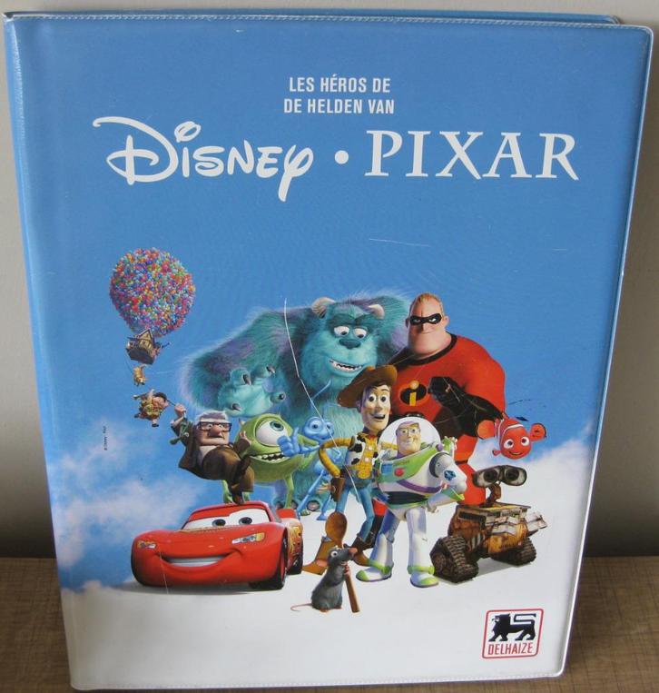 Verzamelmap + kaarten De Helden van Disney-Pixar, Verzamelen, Disney, Gebruikt, Plaatje of Poster, Overige figuren, Ophalen of Verzenden