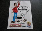Grote Vintage Sticker Samson & Gert  22,5 x 31,5 cm, Ophalen of Verzenden, Nieuw, Strip of Tekenfilm