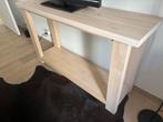 Desserte IKEA pin blanchi 130x38 cm hauteur 76cm, Enlèvement, Comme neuf, Pin