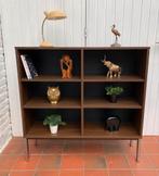 Vintage bibliotheekmeubilair, Huis en Inrichting, Kasten | Boekenkasten, Ophalen, Gebruikt, Metaal