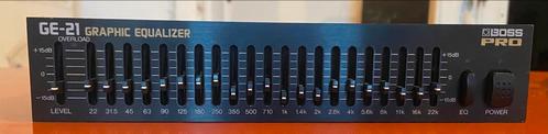 Boss Pro GE-21 Graphic equaliser, Muziek en Instrumenten, Effecten, Zo goed als nieuw, Ophalen of Verzenden
