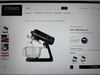 Caso Design keukenmachine KM 1800 Black-G, Elektronische apparatuur, Keukenmixers, Ophalen, Nieuw, 3 snelheden of meer, 2 tot 3 liter
