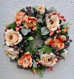 bloemenkrans pastelkleuren - diameter 28 cm, Ophalen
